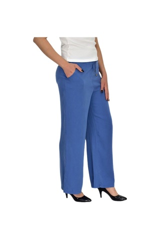 Baglan Kadın Lastikli Bol Pantolon Bgl-st04646 İndigo