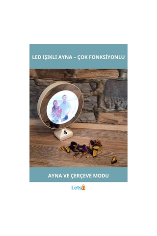 Led Işıklı Sihirli Ayna Çerçeve Fotoğraf Ve Ayna Funky Tasarım