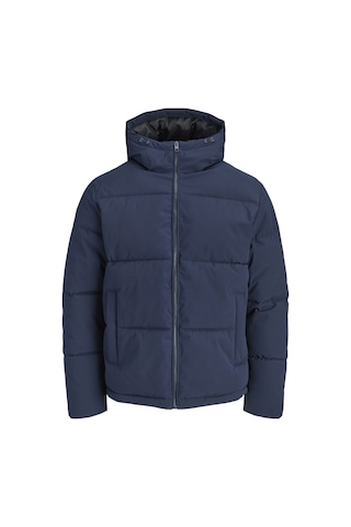 Jack & Jones Büyük Beden Ayarlanabilir Bagcikli Kapüsonlu Puffer Ceket - Galaxy - 12303958 Sky Captain