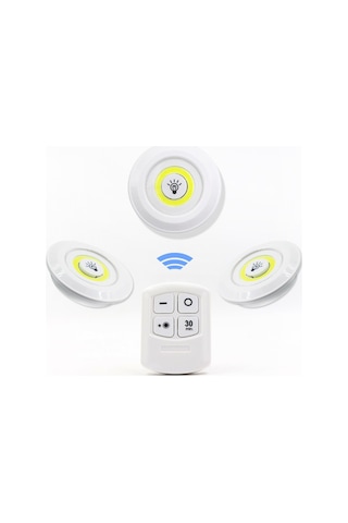 Xindoker Evcil Hayvan Yuvası Için Cob Kumandalı Dokunmatik Lambalar - 3 Adet, Isınma Işığı, Tam/yarı Parlaklık, 30 Dakika Gecikmeli Kapatma