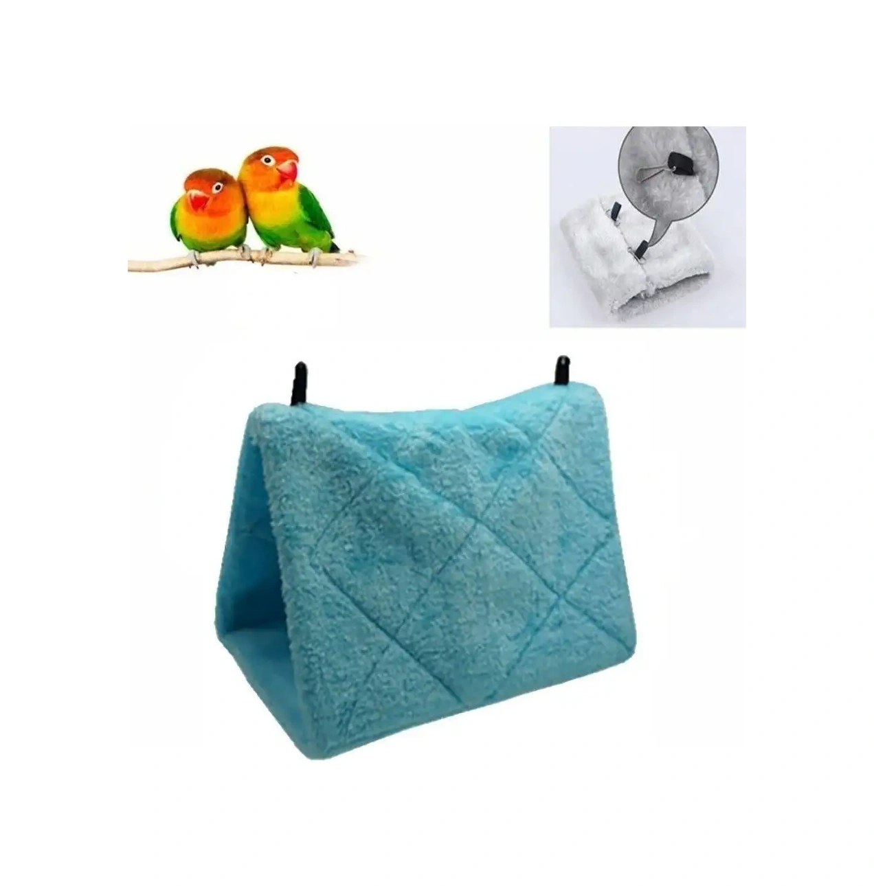 Petsroom Kuşlar, Muhabbet Kuşları, Kemirgenler, Yavru Fareler, Hamsterler İçin Yumuşak Hamak Ev 22741441