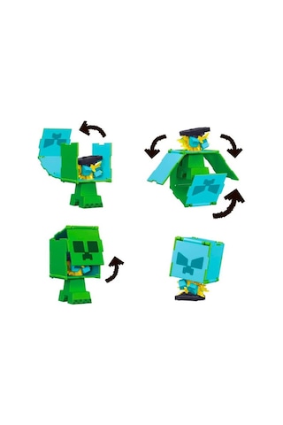 Minecraft Flippin Figs 2si1 Arada Creeper Figürü Htl46 Minecraft