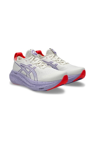 Asics Gel-nımbus 27 Tokyo Kadın Bej Mor Koşu Ayakkabısı 1012b913-500 Bej