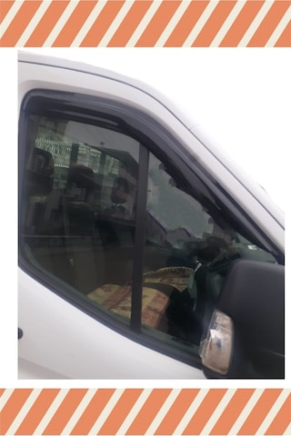 Ford Transit 2014 -2022 Modellerine Özel 2 Li Mügen Tip Cam Rüzgarlığı