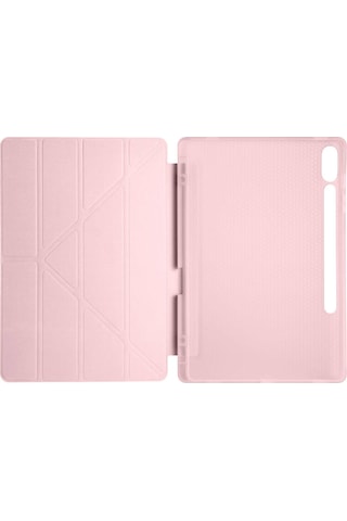 Samsung Galaxy Tab S10 Plus Uyumlu X820 12.4 İnç Katlanabilir Kalemlikli Standlı Akıllı Kılıf Kapaklı Kılıf