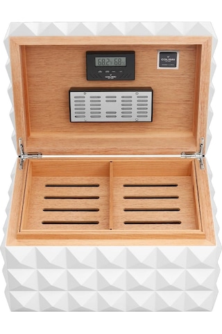Colibri Grand Quasar Humidor Puro Kutusu Beyaz 120's