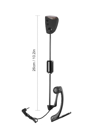 Geeksen Gece Balıkçılığı Alarm Sinyali Aleti - 7 Renkli Işık, 2.5mm Soket, Metal Ağırlık, Enerji Tasarruflu Jy-sw-19 Seti