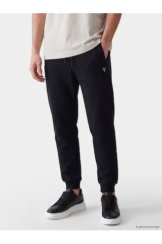Lcw Eco Siyah Regular Fit Erkek Jogger Eşofman Altı