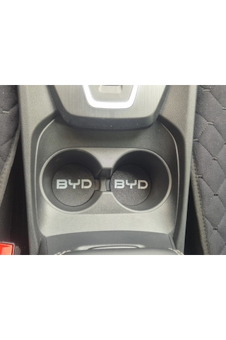 Byd Araç Bardaklık Altlığı , Byd Şişe Ve Bardak Altlığı, Byd Logolu Oto Bardaklık Altlığı Diğer
