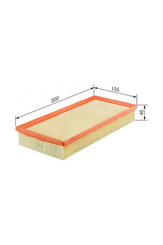 Polo Fabıa Roomster Ibıza Cordoba Hava Filtresi 1457433319 Bosch