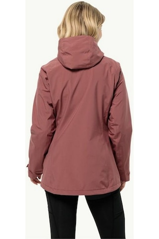 Jack Wolfskin 1115611-2191 Glaabach 3ın1 Jkt W Kadın Outdoor Mont renkli Çok Renkli