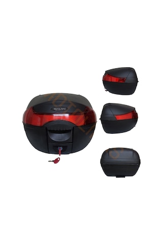 Mefatech Mf33 33Lt Siyah Çanta Topcase Kızaklı Full Aparatlı