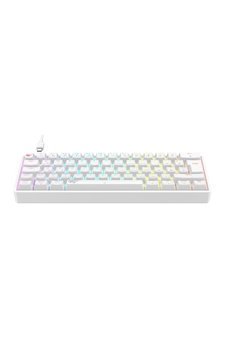 Havit Gamenote Kb920l Plus-tur Rgb Mekanik Oyuncu Klavyesi, 3 Modlu Bağlantı, 2.4g, Bt5.0, Kablolu