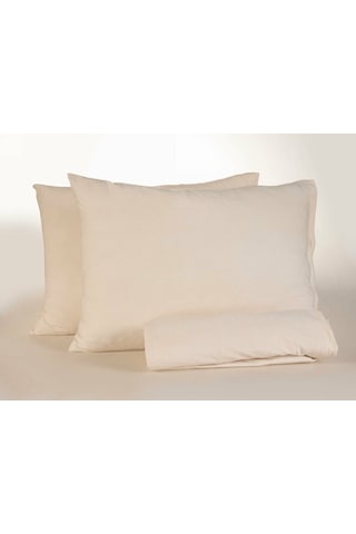 Doqu Home Penye Çarşaf Takımı Çift Kişilik - Krem