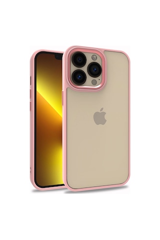 Apple Uyumlu iPhone 13 Pro Uyumlu Zore Flora Kılıf-rose Gold Rose Gold -