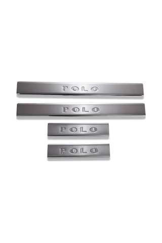 Volkswagen Polo 6R Krom Kapı Eşiği 2009 2017 4Kapı Paslanmaz Çeli N11.458