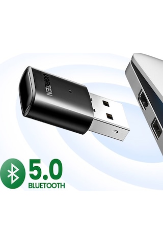 Ugreen Mini USB Dongle Bluetooth 5.0 Adaptör Siyah