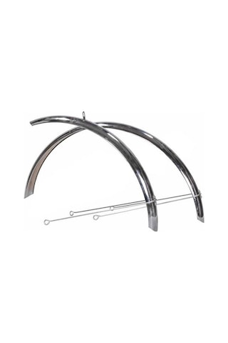 26 Mtb Çamurluk Krom Siyah - Gri