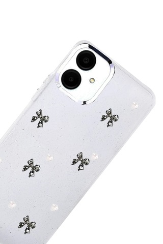 Samsung Galaxy Uyumlu A07 4g Uyumlu Fiyonk Desenli Kapak - Desen 8