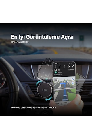 Easydrive Pro M Magsafe Uyumlu Araç İçi Telefon Tutucu 2tt36 Siyah
