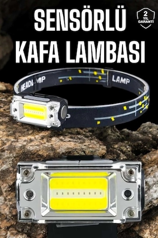 Mey İthalat Kafa Lambası Kamp Feneri Balıkçı Feneri Başlıklı Suya Dayanıklı Çok Renkli