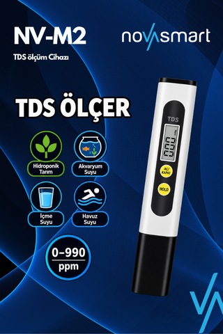 Nv-tdsm2 Dijital Tds Metre Su Kalitesi Ölçüm Cihazı 0 990 Ppm