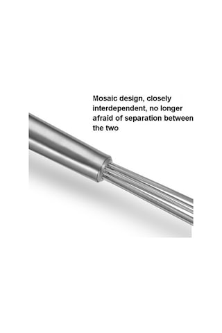 Fastbuy Manuel Çırpma Teli, Paslanmaz Çelik, 10 İnç, Cam Boncuklu, Yumurta Çırpma Makinesi, Kullanışlı Mutfak Aleti Diğer