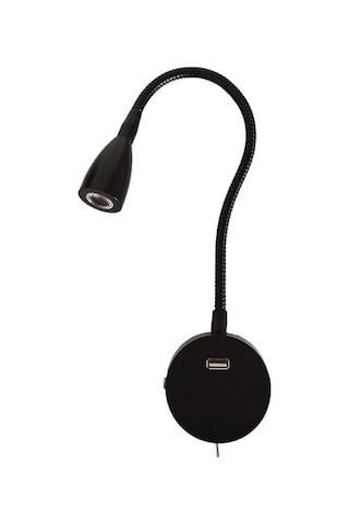 12v Usb Li Okuma Lambası Yat Karavan Marine 3w Led Günışığı