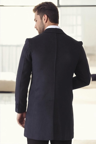 Plt9398 Dewberry Erkek Palto-lacivert Lacivert