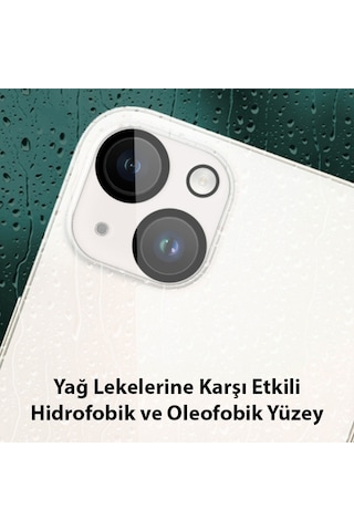 Ally Apple Uyumlu iPhone 15-15 Plus Full Tempered Kamera Lens Koruma Camı