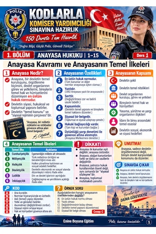 Kodlarla Komiser Yardımcılığı Sınavına Hazırlık