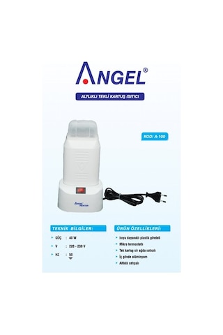 Angel A-100 Tekli Kartuş Ağda Makinesi