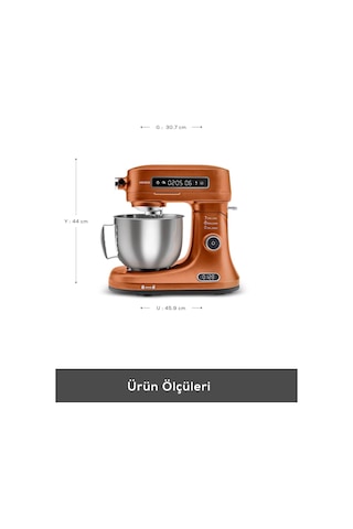 Karaca Pro Artisan 1600 W 5 L Zaman Ayarlı Tartılı Mutfak Şefi