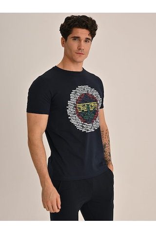 Fenerbahçe Erkek Trıbun Marş Logo Tshırt Fb Laci Yeni
