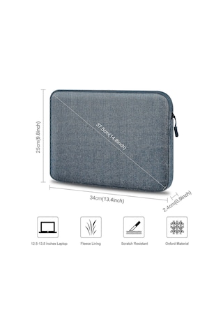 Fermuarlı 13 İnç Dizüstü Bilgisayar Kılıfı -sy
