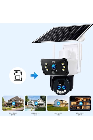 O-kam 3950 15mp 10x Optik Zoom Ultrahd 4g Solar Akıllı Güvenlik Kamerası