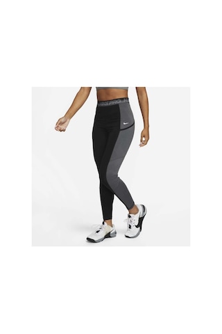 Nike Pro Dri-fit High-waisted Pockets 7/8 Training Kadın Tayt Siyah Nike Pro Dri-fit High-waisted Pockets 7/8 Training Kadın Tayt Siyah