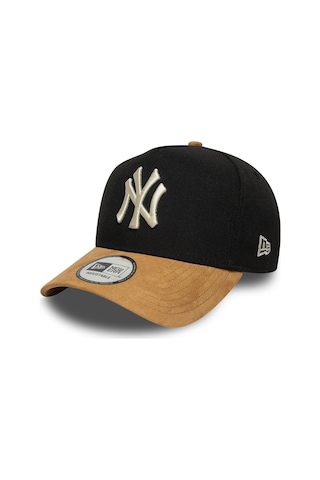 New Era New York Yankees Mlb Süet Vizör Siyah 9fprty Unisex E-çerçeve Ayarlanabilir Şapka-11607 Siyah
