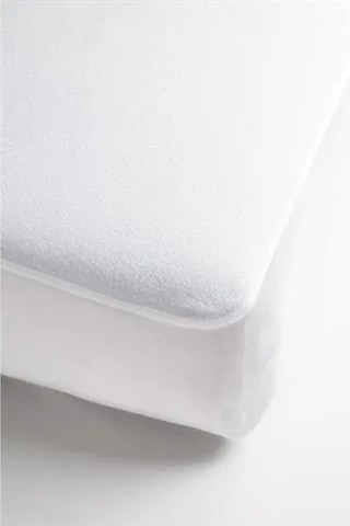 Mycey Pamuk Bebe Fitted Alez 70x110 Cm Sıvı Geçirmez Yatak Koruyucu Beyaz