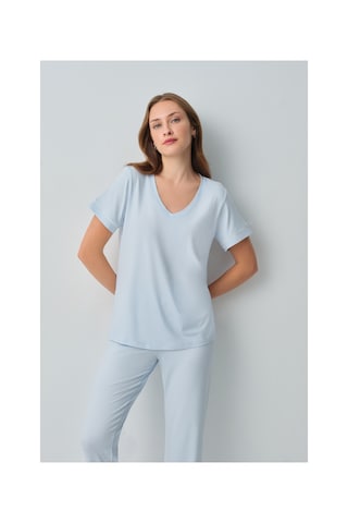 Suwen Emma Pijama Takımı Wsh10510219015 Mavi
