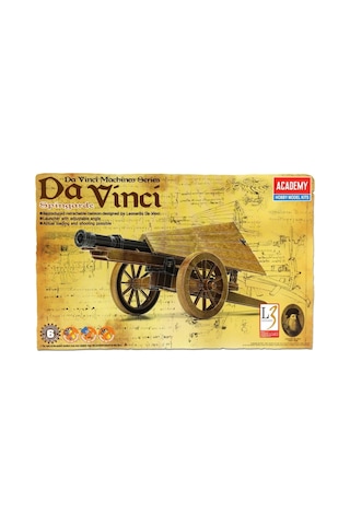 Academy 18142 Da Vinci Spingarde Topu, Plastik Model Kiti