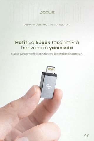 Jopus İphone Lightning To Usb 3.0 Otg Veri Aktarımı Otg Çevirici Dönüştürücü Adaptör Diğer