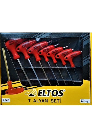 Alyan Takımı 7 Parça T Tipi Allen - Eltos 5023