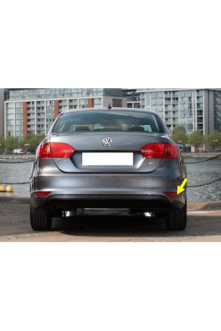 VW Jetta 2011-2014 Sağ Arka Tampon Alt Köşe Reflektörü 5C6945106A