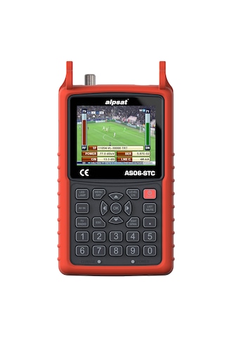 Alpsat As06 - Satfinder 6 Uydu/ahd Kamera/kablo Tv/ Karasal Tv Test Cihazı