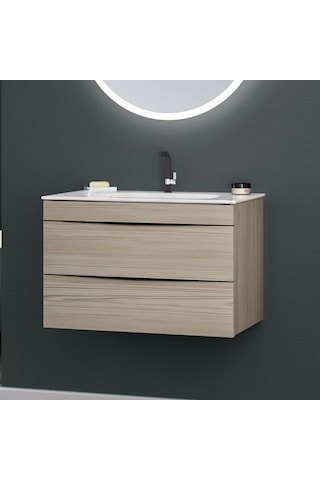Orka Vento 80 Cm Mdf Glassgow Banyo Dolabı Takımı Çok Renkli