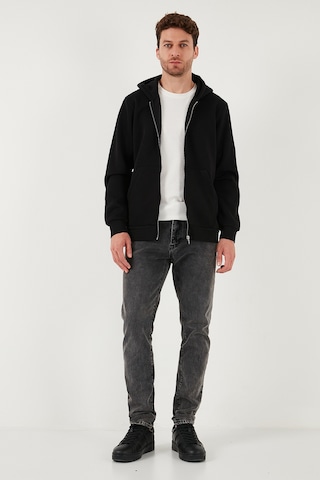 Buratti Regular Fit Kapüşonlu Kışlık 2'Li Paket Erkek Sweat 5905340S2 Siyah-Siyah