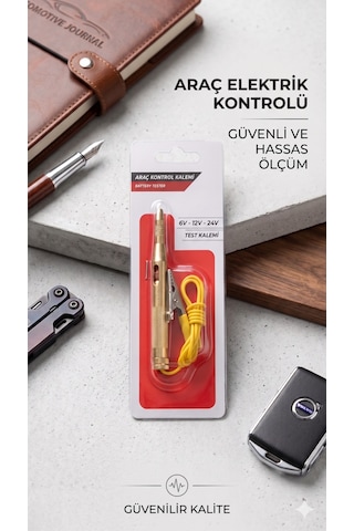 Oto Elektrik Kontrol Kalemi 6v 12v 24v Arıza Tespit Cihazı