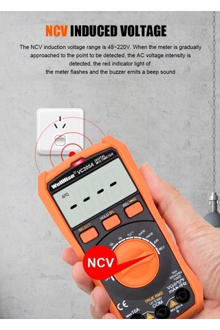 Wellhise VC205A El Fenerli Multimetre