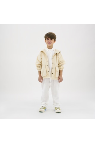 Erkek Çocuk Cepli Detaylı Yağmurluk 2411bk33001-4463 001